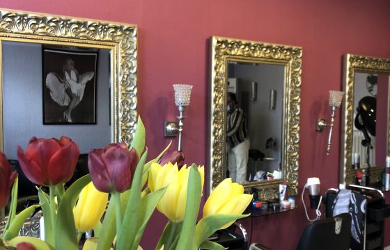 Roxan Haarstudio – Spiegel & Blumen